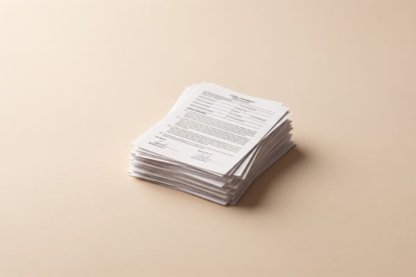 Une pile de documents